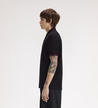 Fred Perry Polo Twin Tipped preto