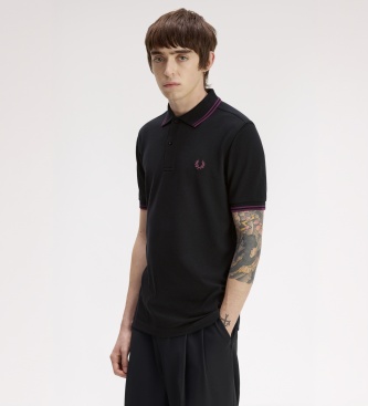 Fred Perry Polo Twin Tipped preto