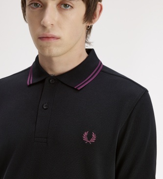 Fred Perry Polo Twin Tipped preto