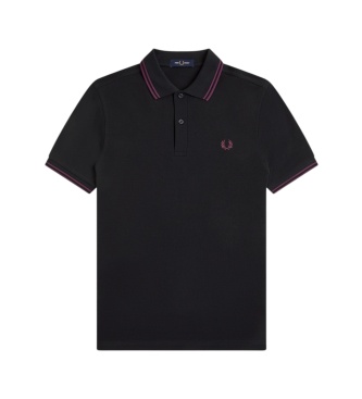 Fred Perry Polo Twin Tipped preto