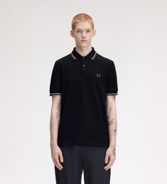 Fred Perry Polo Twin Tipped preto