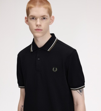 Fred Perry Polo Twin Tipped preto