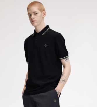Fred Perry Polo Twin Tipped preto