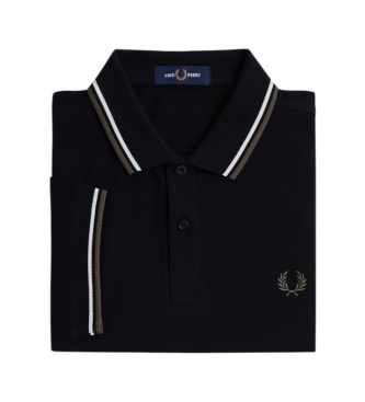 Fred Perry Polo Twin Tipped preto