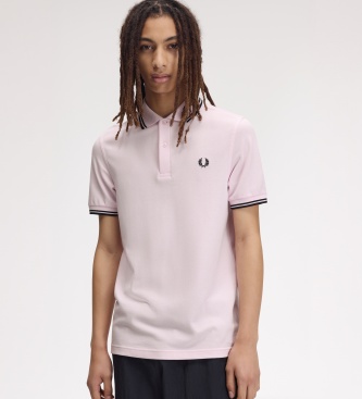 Fred Perry Polo Twin Tipped rosa