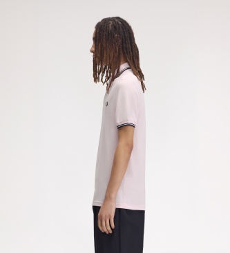 Fred Perry Polo Twin Tipped rosa