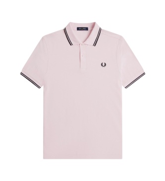Fred Perry Polo Twin Tipped rosa