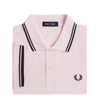 Fred Perry Polo Twin Tipped rosa