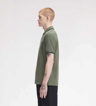 Fred Perry Polo Twin Tipped verde laurel