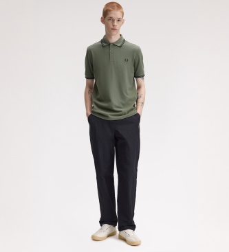 Fred Perry Polo Twin Tipped verde laurel