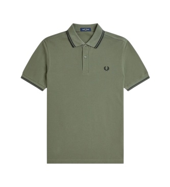 Fred Perry Polo Twin Tipped verde laurel