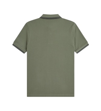Fred Perry Polo Twin Tipped verde laurel