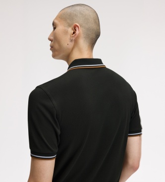 Fred Perry Polo Twin Tipped verde-noite