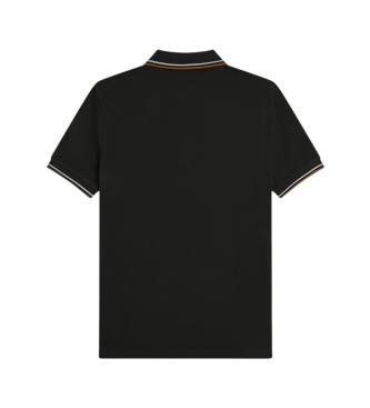 Fred Perry Polo Twin Tipped verde-noite