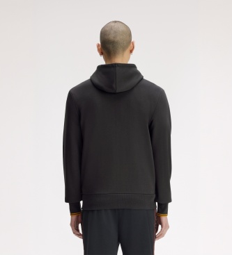 Fred Perry Sweat à capuche zippé gris