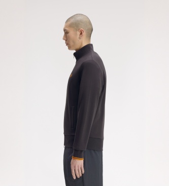 Fred Perry Sweat à capuche zippé gris