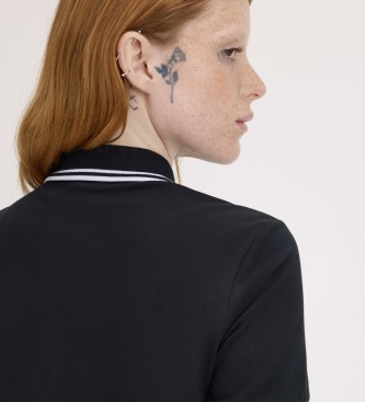 Fred Perry Vestido Twin Tipped preto