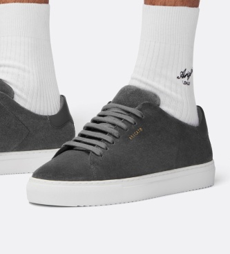 Axel Arigato Zapatillas de Piel Clean 90 gris oscuro