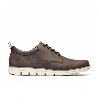 Timberland Bradstreet dark brown leather oxford shoes