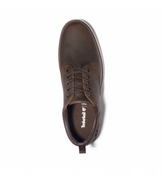 Timberland Bradstreet dark brown leather oxford shoes