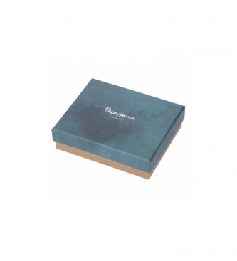 Pepe Jeans Pepe Jeans Ander camel leather card holder -9,5x7,5cm