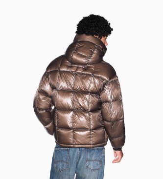 A|X Armani Exchange Brown Elegant Down Coat