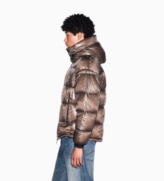 A|X Armani Exchange Brown Elegant Down Coat