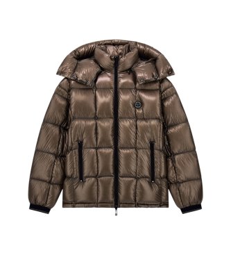 A|X Armani Exchange Brown Elegant Down Coat