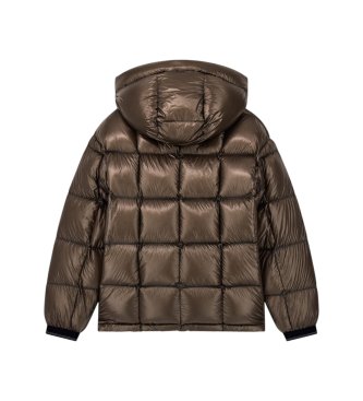 A|X Armani Exchange Brown Elegant Down Coat