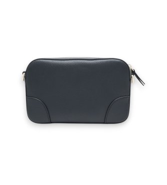 A|X Armani Exchange Bolsa transversal com placa metálica frontal e alça ajustável preto