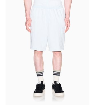A|X Armani Exchange Bermuda met versleten effect wit