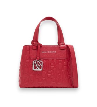 A|X Armani Exchange Bag with red embossed letters