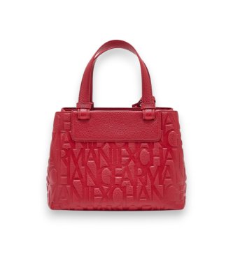 A|X Armani Exchange Bag with red embossed letters