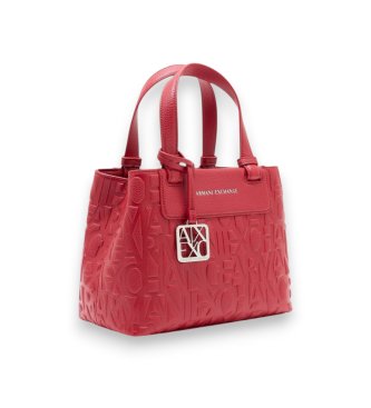 A|X Armani Exchange Bag with red embossed letters