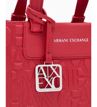 A|X Armani Exchange Bag with red embossed letters