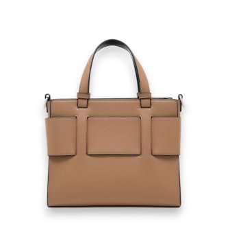 A|X Armani Exchange Susy bag with logo and detachable brown strap