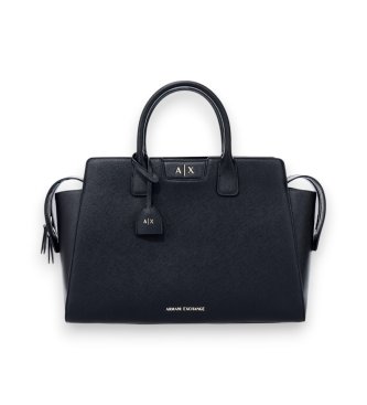 A|X Armani Exchange Black textured bag