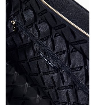 A|X Armani Exchange Black textured bag