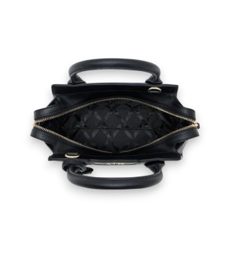 A|X Armani Exchange Black textured shopping bag
