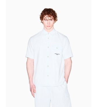 A|X Armani Exchange Chemise en coton blanc