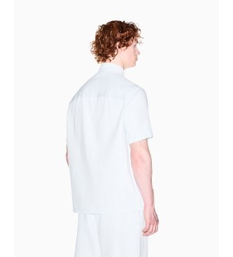 A|X Armani Exchange Chemise en coton blanc