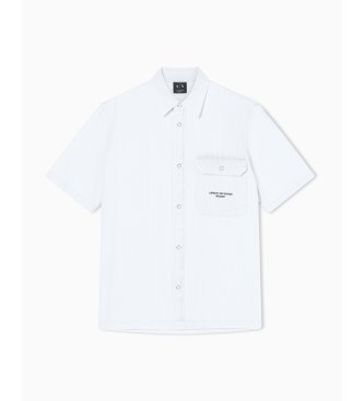 A|X Armani Exchange Chemise en coton blanc