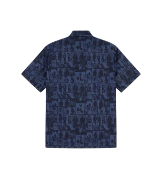 A|X Armani Exchange Camicia di jeans blu marino