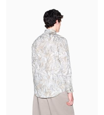 A|X Armani Exchange Camisa Oversized bege