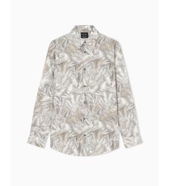 A|X Armani Exchange Camisa Oversized bege