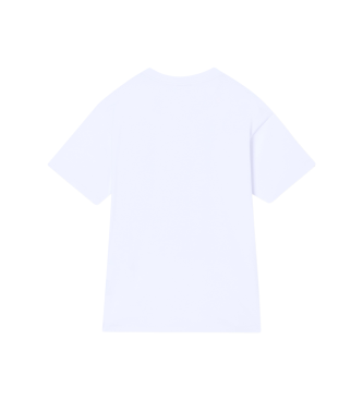 A|X Armani Exchange T-shirt Boy à coupe ample, blanc