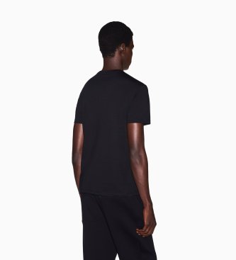 A|X Armani Exchange T-shirt com logótipo preto