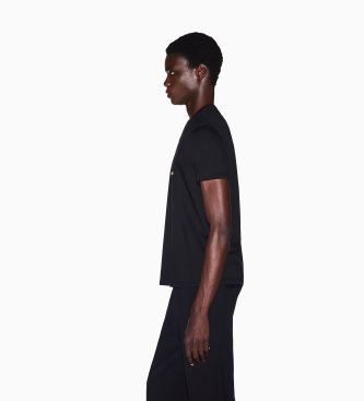 A|X Armani Exchange T-shirt com logótipo preto
