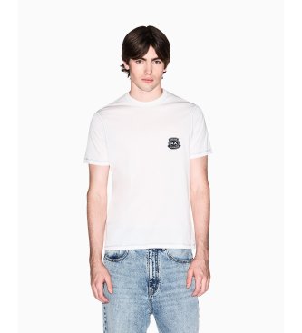 A|X Armani Exchange Hvid T-shirt i slim fit