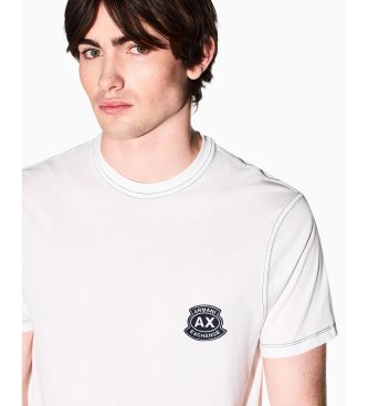 A|X Armani Exchange Hvid T-shirt i slim fit